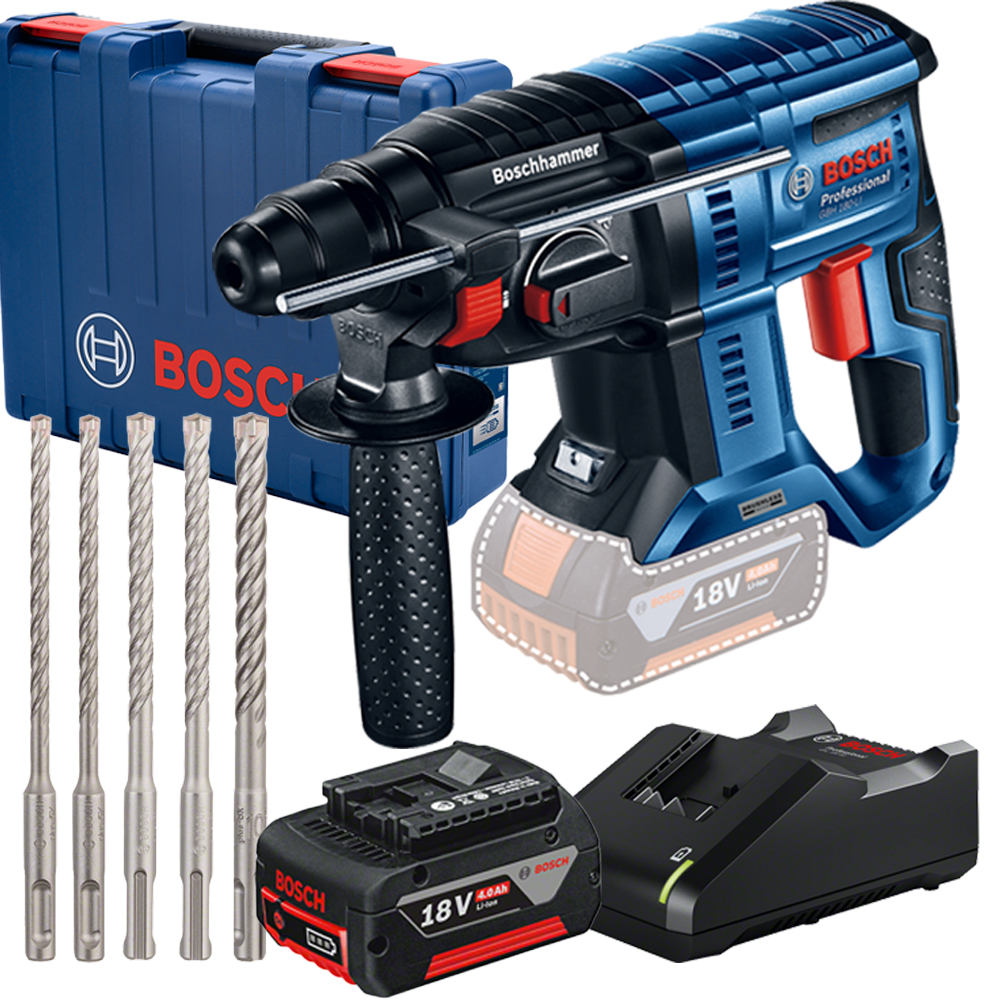 Перфоратор акумуляторний BOSCH GBH 180-LI (0615990M9C)